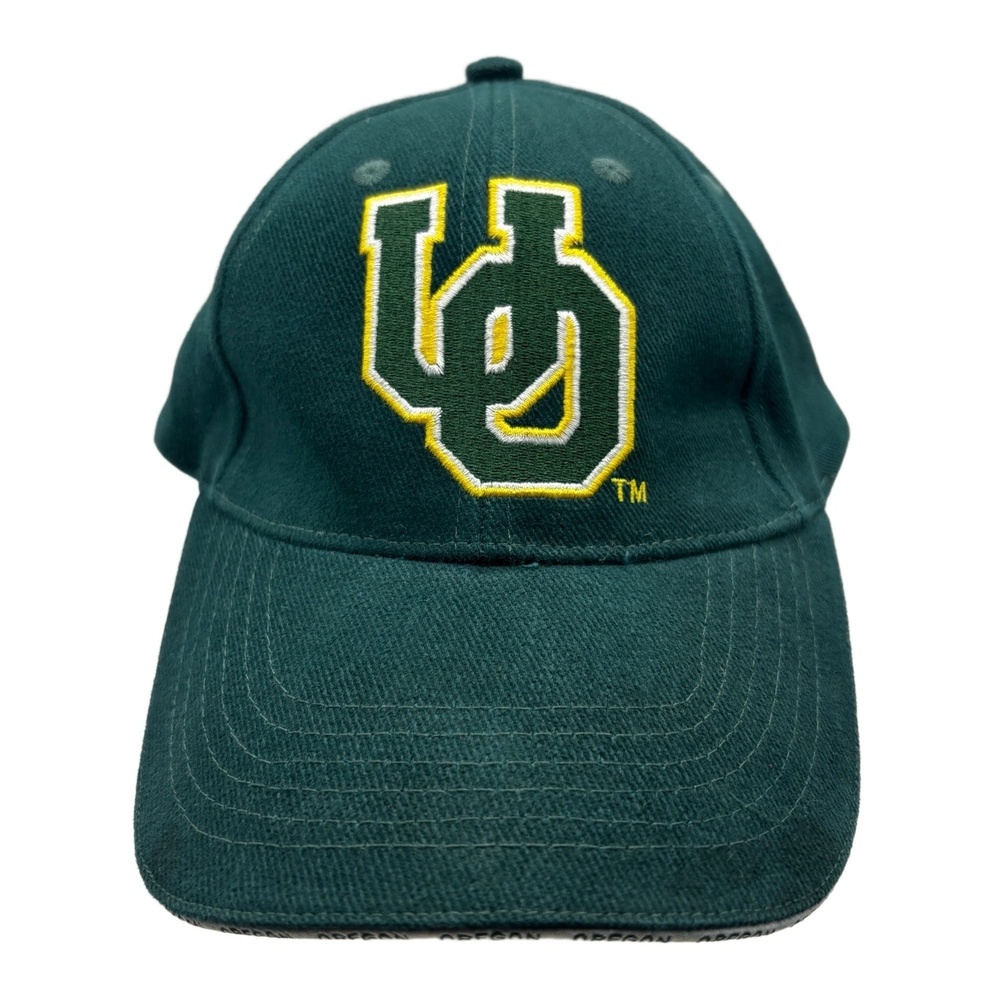 Vintage Oregon Ducks Hat University of Oregon UO Logo Adjustable Strapback